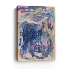 Into the Blue Canvas Wall Art