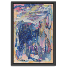 Into the Blue Canvas Wall Art