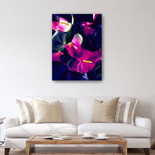 Ooh Blue Canvas Wall Art