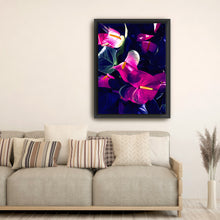 Ooh Blue Canvas Wall Art