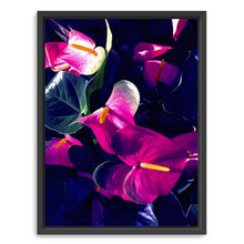 Ooh Blue Canvas Wall Art