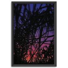 Palmset Canvas Wall Art