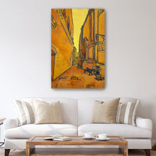 Lime Structure Canvas Wall Art