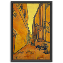 Lime Structure Canvas Wall Art