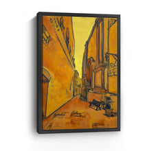 Lime Structure Canvas Wall Art