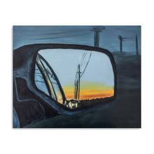 Rearview Canvas Wall Art