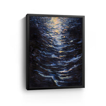 Dark Ripple Canvas Wall Art