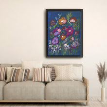 Midnight Blossom Canvas Wall Art