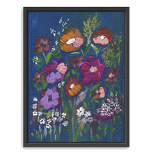 Midnight Blossom Canvas Wall Art