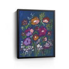 Midnight Blossom Canvas Wall Art
