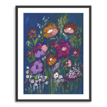 Midnight Blossom Canvas Wall Art