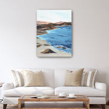 Red Mountain Beach Canvas Wall Art