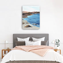 Red Mountain Beach Canvas Wall Art