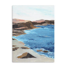Red Mountain Beach Canvas Wall Art