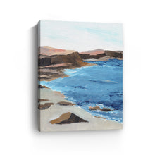Red Mountain Beach Canvas Wall Art