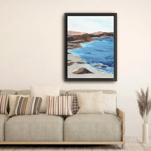 Red Mountain Beach Canvas Wall Art