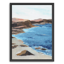 Red Mountain Beach Canvas Wall Art