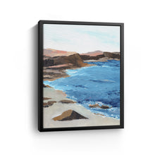 Red Mountain Beach Canvas Wall Art