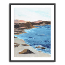 Red Mountain Beach Canvas Wall Art