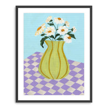 Retro Checkers Canvas Wall Art