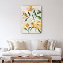 Yellow Camellia Canvas Wall Art