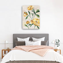 Yellow Camellia Canvas Wall Art