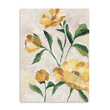 Yellow Camellia Canvas Wall Art