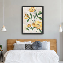 Yellow Camellia Canvas Wall Art