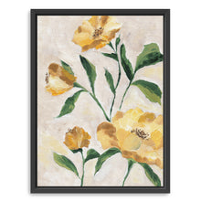 Yellow Camellia Canvas Wall Art