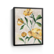 Yellow Camellia Canvas Wall Art