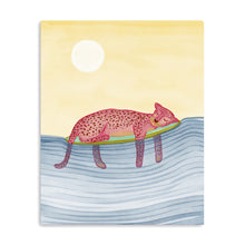 Lazy Cheetah Surfer