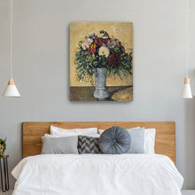 Flowers in In Vase, 1873-1875 by Paul Cezanne