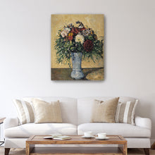 Flowers in In Vase, 1873-1875 by Paul Cezanne