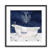 Navy Blue Bath I