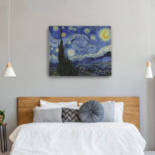 Starry Night v1, 1889 by Vincent Van Gogh