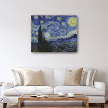 Starry Night v1, 1889 by Vincent Van Gogh