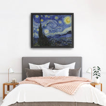 Starry Night v1, 1889 by Vincent Van Gogh