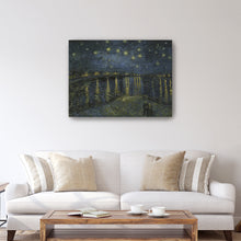 Starry Night Over the RhÃ´ne v1, 1888 by Vincent Van Gogh