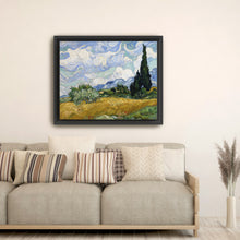 Wheat Field with Cypresses, 1889 by Vincent Van Gogh