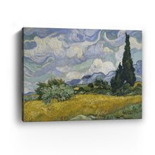 Wheat Field with Cypresses v2, 1889 by Vincent Van Gogh