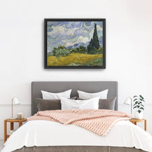 Wheat Field with Cypresses v2, 1889 by Vincent Van Gogh