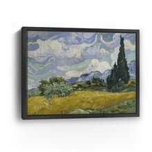 Wheat Field with Cypresses v2, 1889 by Vincent Van Gogh