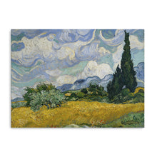 Wheat Field with Cypresses, 1889 by Vincent Van Gogh