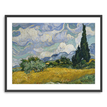 Wheat Field with Cypresses, 1889 by Vincent Van Gogh