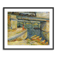 Bridges across the Seine at Asnieres, 1887 by Vincent Van Gogh