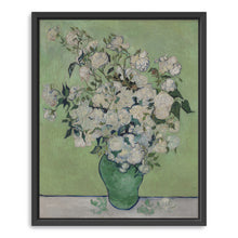 Vase of Roses v2, 1890 by Vincent Van Gogh