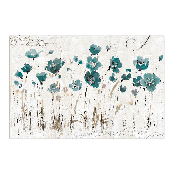 Abstract Balance IV Blue Canvas Wall Art