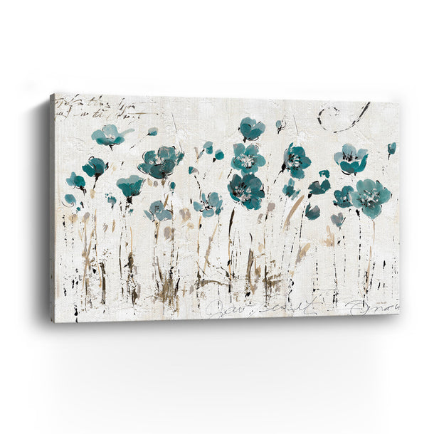 Abstract Balance IV Blue Canvas Wall Art