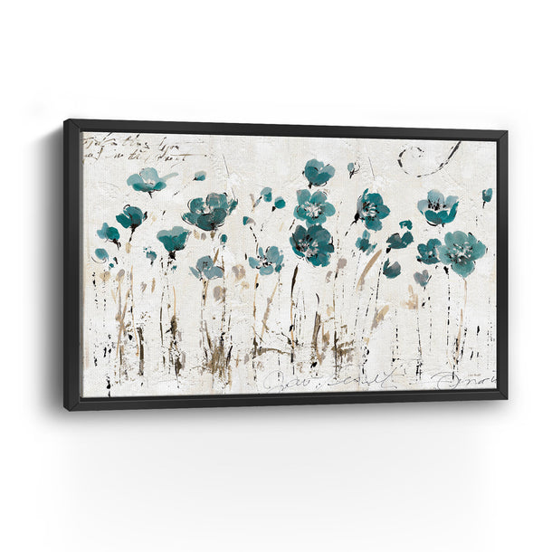 Abstract Balance IV Blue Canvas Wall Art