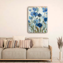 Abstracted Floral in Blue II